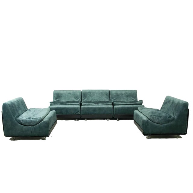Orbis Lounge Sofa Set by Luigi Colani for Cor, 1969, Set of 6 For Sale - Image 10 of 10