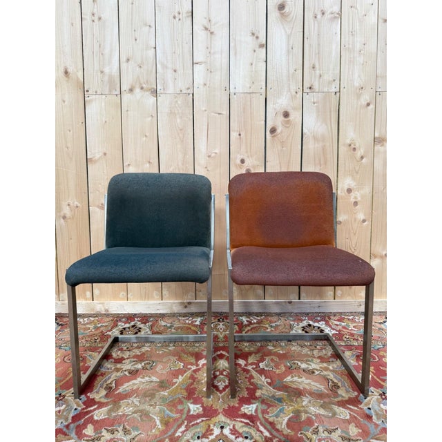 Chairs in Stainless Steel, 1970, Set of 8 For Sale - Image 6 of 10
