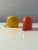 Drumbo Money Box in Yellow and Red by Luigi Colani for Dresdner Bank, Set of 2 For Sale - Image 3 of 11