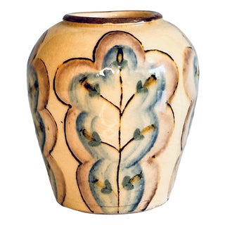 Art Nouveau Vase with Stylized Floral Ornamentation, Germany, 1920s For Sale