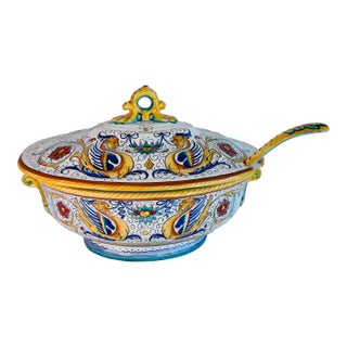 1980s Deruta Soup Tureen For Sale