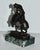 Miniature Frederic Remington Rattlesnake Bronze Sculpture Green Marble Base Mini For Sale - Image 18 of 18