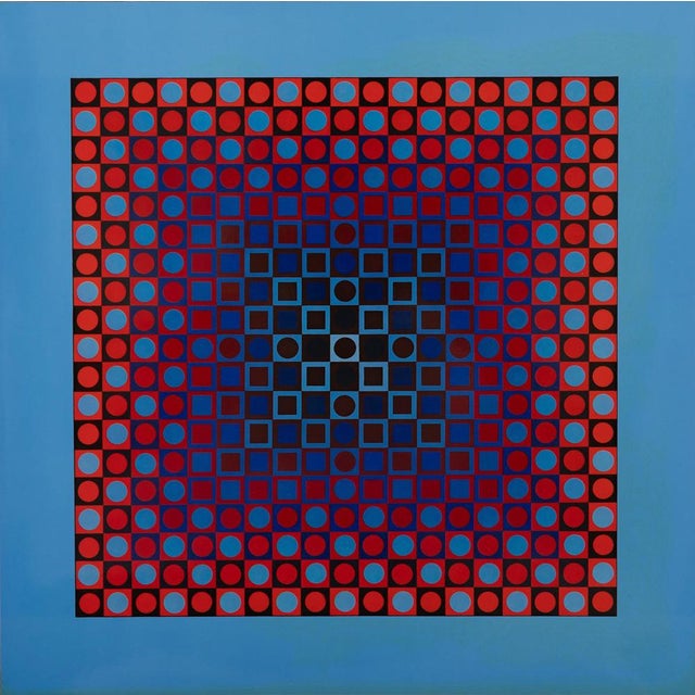 Victor Vasarely, ALOM, Etching For Sale - Image 6 of 6