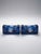 The Blenko Cobalt Blue Art Glass Bookends designed by Wayne Husted embody the modern style and artistic flair of Mid-...