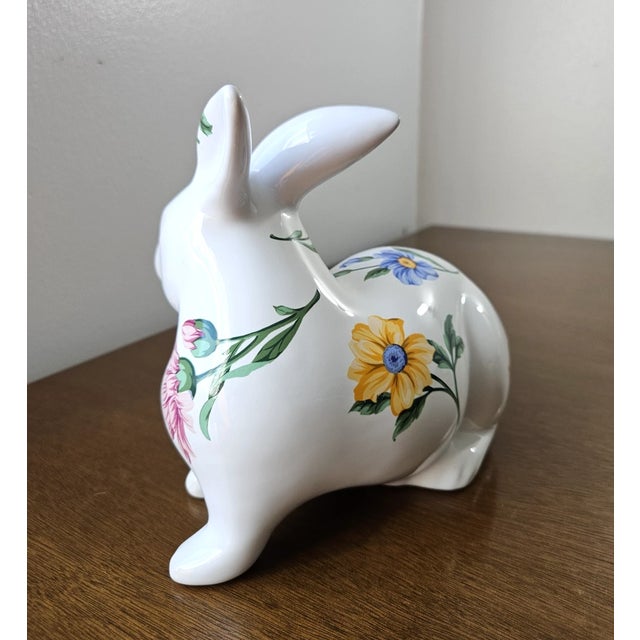 Ceramic Vintage MCM Tiffany & Co Sintra Spring Rabbit Figurine For Sale - Image 7 of 8