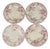 Vintage Terre De Fer Dinner Plates from KG Lunéville, 1800s, Set of 4 For Sale
