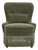 Danish Armchair in Green Furniture Velour, 1970s For Sale