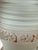 Vintage Art Deco Style Frosted Glass Ribbed Table Lamp With Matching Shade For Sale - Image 10 of 11