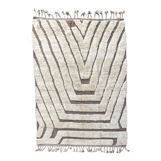 Moroccan Beni Ouarain Wool Rug, 1990 For Sale