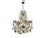 Vintage Italian Crystal Beaded Chandelier with Lilac Glass Bobeches, 1960s For Sale - Image 18 of 18