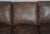 Animal Skin Hancock & Moore Quality Brown Leather 3 Seat Sofa For Sale - Image 7 of 12