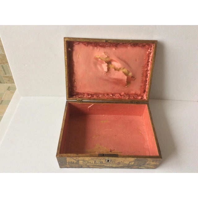 18th C. Penwork Decorated Box For Sale - Image 4 of 11