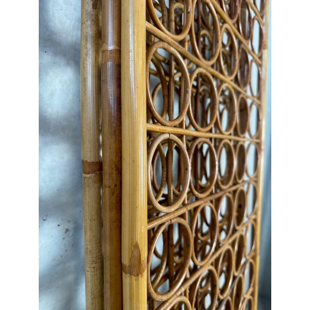 Vintage Bamboo Room Divider, 1970s For Sale - Image 4 of 9