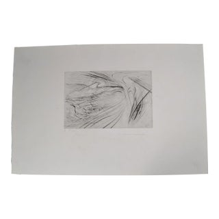 François Soulas 1932-1991 “The Eagle” Engraving Signed, Titled, Numbered 2/15 For Sale