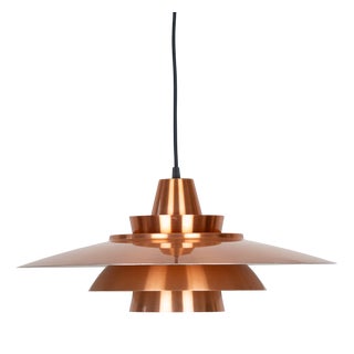 Vintage Aluminum Pendant Lamp by David Mogensen for Superlight, 1980s For Sale