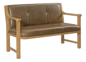 Woodbridge Furniture Hayes Settee - Leather