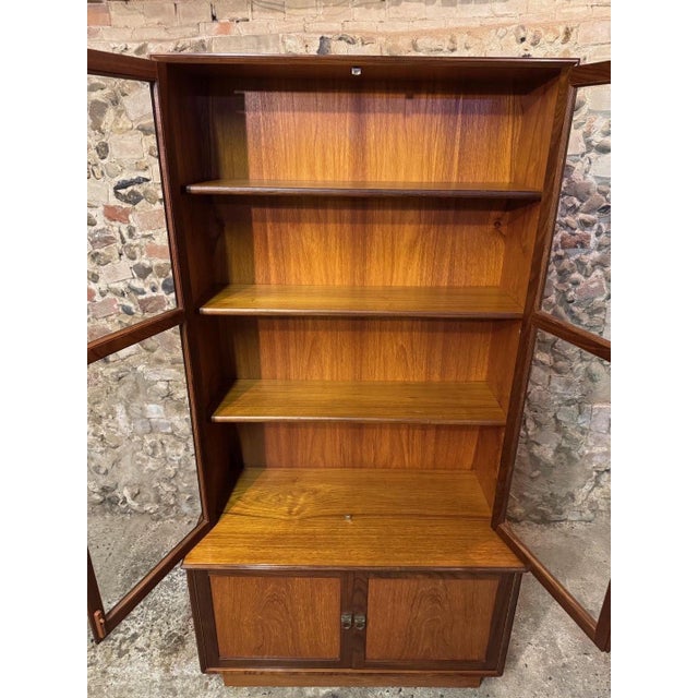 Mid-Century Teak & Glazed Bookcase from Turnidge, 1960s For Sale - Image 14 of 18