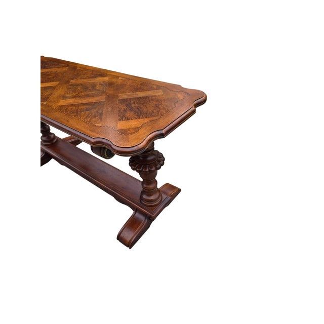 Beautiful Thomasville console table in excellent condition minor ware. Please see photos as they are considered part of...