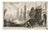 Giovanni Battista Piranesi, Vew of the Remains of the Mausoleums, Original Eau-Forte Etching, 1800s For Sale