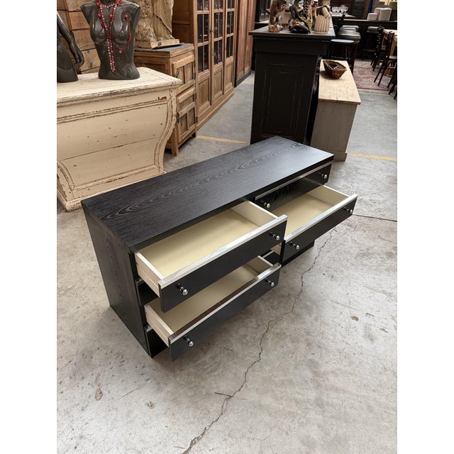 8-Drawer Wooden Storage Unit, 1970s For Sale - Image 4 of 10