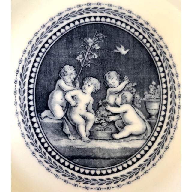 Hepplewhite 19th C. Wedgwood Octagon Plates, Set of 4 For Sale - Image 3 of 7