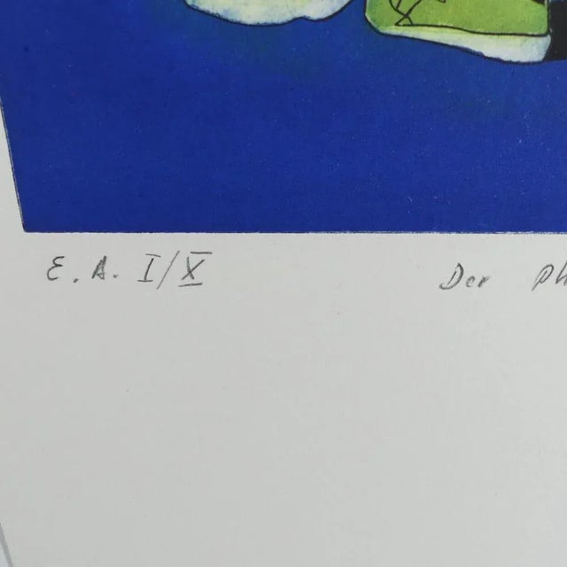 Bernd Baldus, The Philosopher, Aquatint Etching, 1997 For Sale - Image 4 of 5