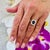 2010s Natural Sapphire Diamond Ring 14k W Gold 1.82 TCW Certified For Sale - Image 5 of 7