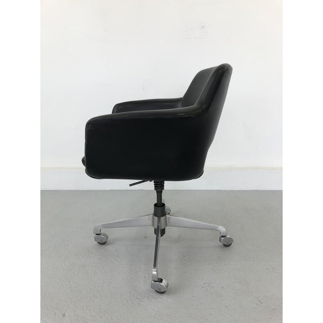 Leather Office Chair, 1960s For Sale - Image 4 of 15