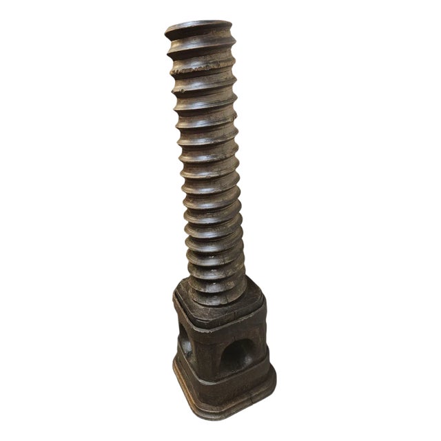 Antique French Oak Wine Screw For Sale