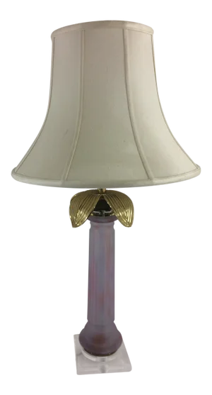 Mid-Century Modern Frosted Tulip Lamp
