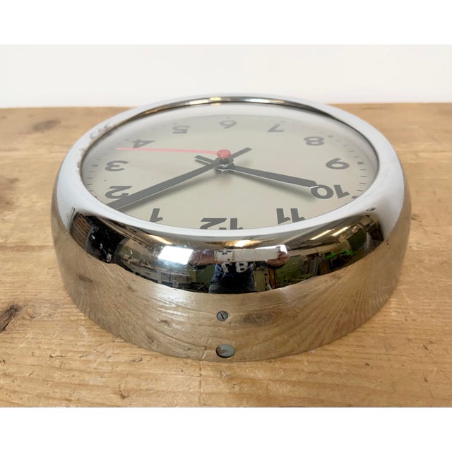 Vintage Wall Clock from Pragur, 1940s For Sale - Image 12 of 18
