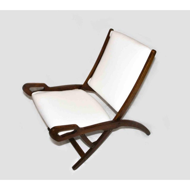 Vintage folding chair Ninfea by Gio Ponti for Reguitti, Italy 1958. Dimensions: Width 48 cm - Depth 66 cm - Height 71 cm -...