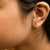 Haus of Brilliance 10K White Gold 1/10 Cttw Diamond 'S' Initial Stud Earring For Sale - Image 4 of 5