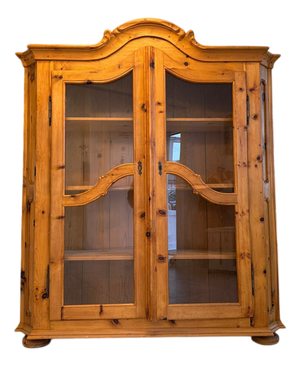 Swiss Pine Display Cabinet, 1960s