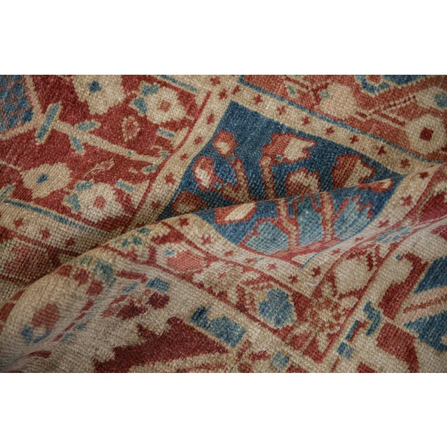Old New House Vintage Distressed Baktiari Carpet - 7' x 9'8" For Sale - Image 4 of 11