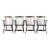 Vintage Windsor Dining Chairs Set 4 For Sale