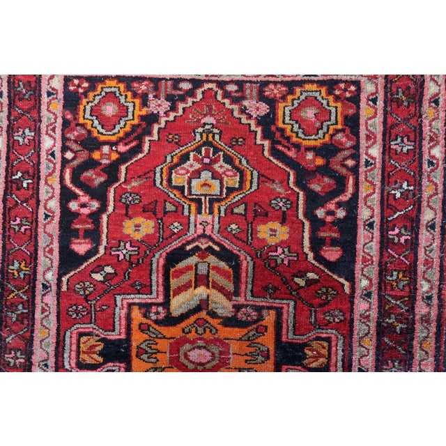 1920s, Antique Persian Hamadan Rug 3.5' X 4.8' For Sale - Image 4 of 14