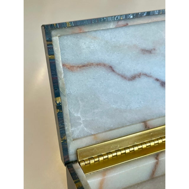 Handcrafted Box in Tiger Iron, Italy, 1950s For Sale - Image 13 of 15