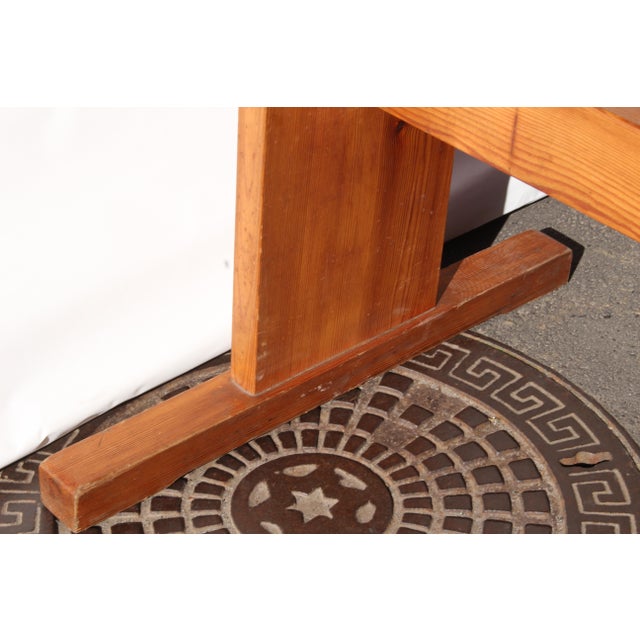Vintage Danish Dining Table in Pine Wood, 1970s For Sale - Image 17 of 18