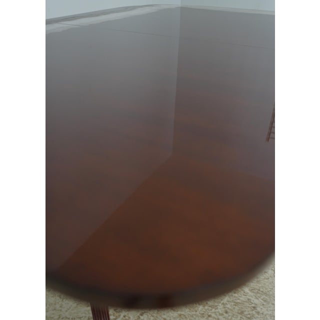 Kindel Mahogany Double Pedestal Dining Table For Sale In Philadelphia - Image 6 of 18