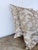 Pair of Custom White Pillows W/ Fern Botanical Design For Sale - Image 4 of 11