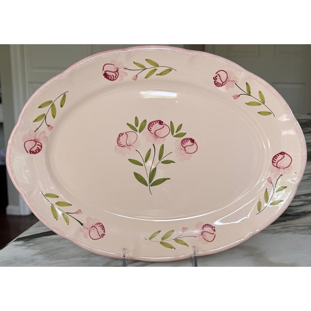 Pink Made in Italy Lamas Serving Platter For Sale - Image 8 of 8