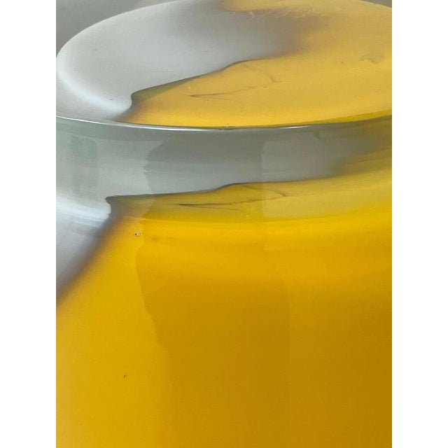 Glass Vase by Jaroslav Svoboda for Škrdlovice Glass Works, Czech Republic For Sale - Image 9 of 10