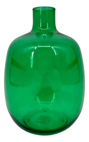 Bryson Green Glass Vase Medium