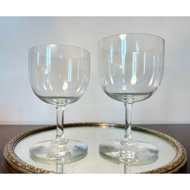 Water and Wine Glasses from Baccarat, 1890s, Set of 2 For Sale - Image 8 of 8