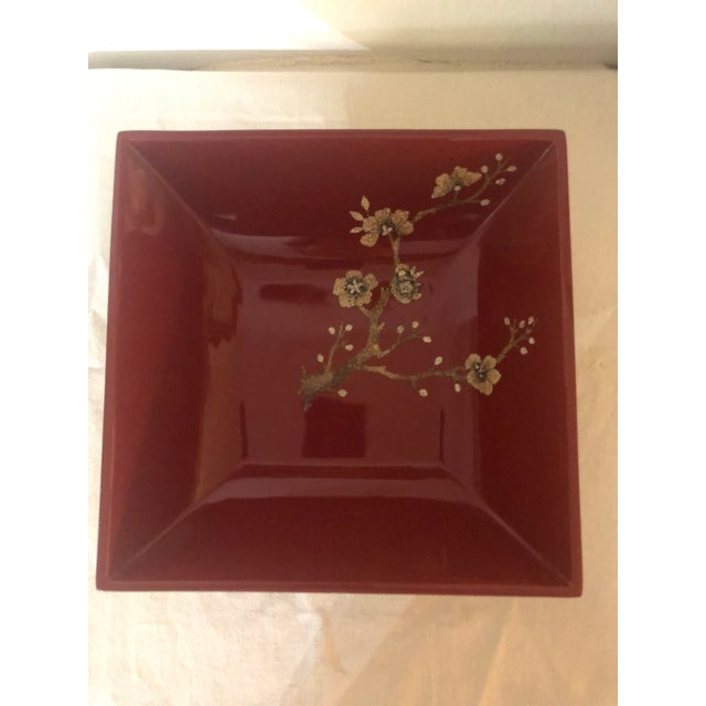 For those who love a little chinoiserie in their home, this is perfect for your collection. A square bowl from Bombay Co.,...