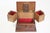 19th Century Antique Black Forest Jewelry Box in Carved Fruitwood and Red Velvet Chest, 1890 For Sale - Image 5 of 11