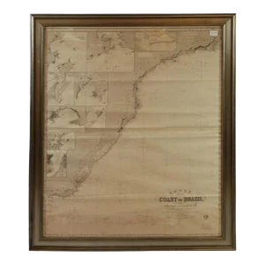 Imray Ocean Chart of the Coast of Brazil 1876