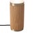 Beige 1980s Tambo Cylindro, 29" Accent Table Lamp, Natural Ash, Weathered Brass, Frosted Acrylic, Dimmer Switch For Sale - Image 8 of 9