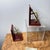 Wood Brass and Wood Anchor Bookends- A Pair For Sale - Image 7 of 8